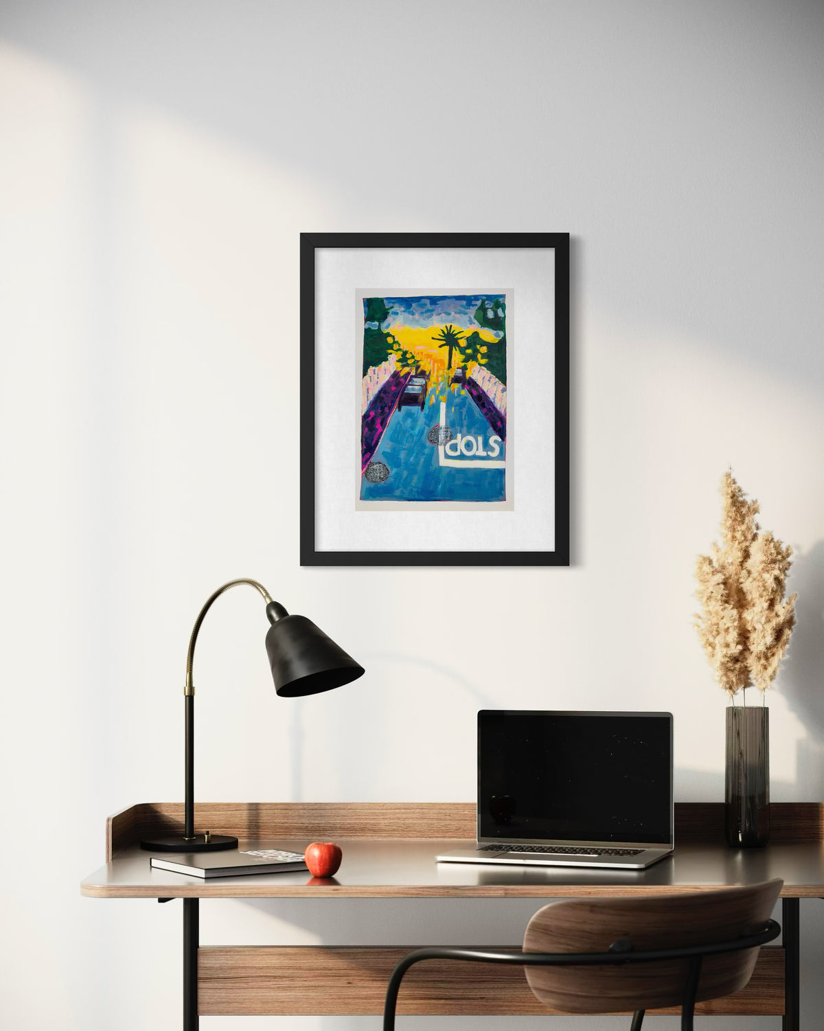 Palmday Art Print | Maximalist Bold Wall Decor (A3 Instant Download)